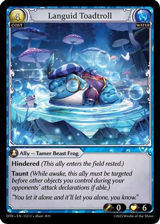 Languid Toadtroll (153) - Distorted Reflections Foil