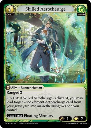 Skilled Aerotheurge (188) - Distorted Reflections Foil