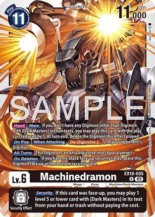 Machinedramon (EX10-035) - Sinister Order Foil