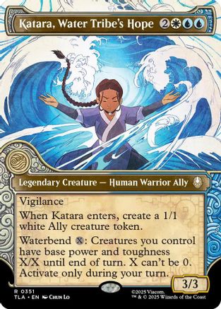 Katara, Water Tribe's Hope (Showcase) (TLA-351) - Avatar: The Last Airbender