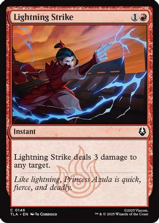 Lightning Strike (TLA-146) - Avatar: The Last Airbender Foil