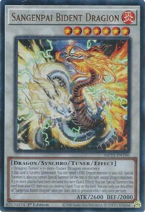 Sangenpai Bident Dragion (MP25-EN190) - 2025 Mega-Pack 1st Edition