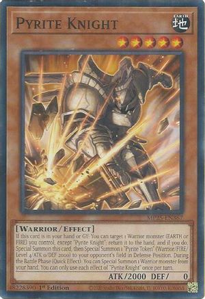 Pyrite Knight (MP25-EN367) - 2025 Mega-Pack 1st Edition