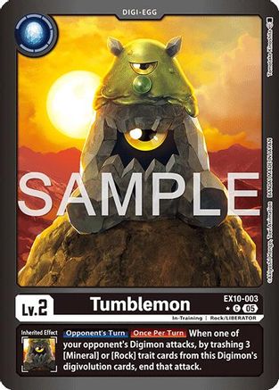 Tumblemon (Limited Foil) (EX10-003) - Sinister Order Foil