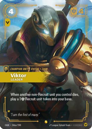 Viktor - Leader (Alternate Art) (246a/298) - Origins Foil