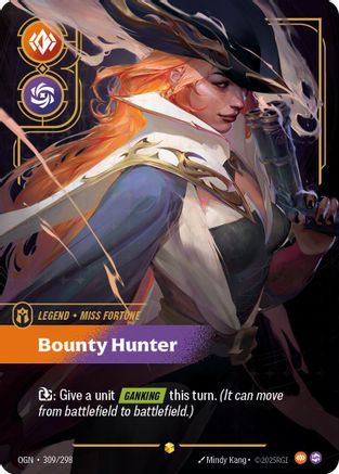 Miss Fortune - Bounty Hunter (Showcase) (309/298) - Origins Foil