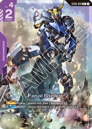 Fatal Strike (C+) ST05-014/undefined - Starter Deck 05 Iron Bloom Holofoil