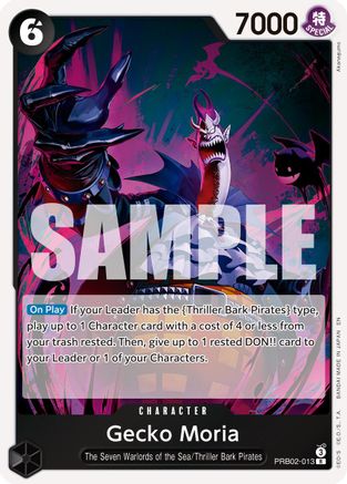 Gecko Moria (PRB02-013) - Premium Booster -The Best- Vol. 2 Foil