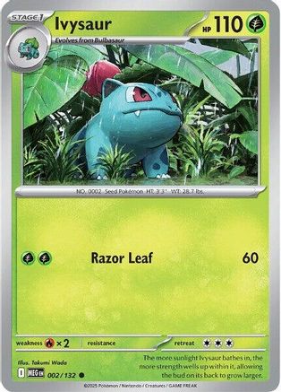 Ivysaur - 002/132 2 - ME01 Mega Evolution