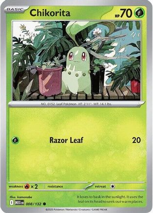 Chikorita 8 - ME01 Mega Evolution