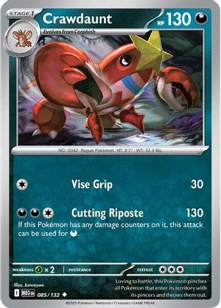 Crawdaunt 85 - ME01 Mega Evolution