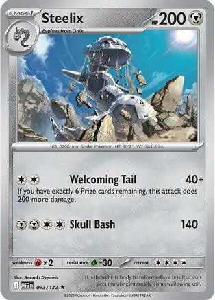 Steelix - 093/132 93 - ME01 Mega Evolution Holofoil