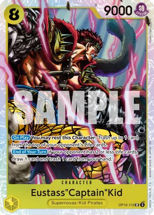 Eustass"Captain"Kid (Reprint) (OP10-112) - Premium Booster -The Best- Vol. 2 Foil