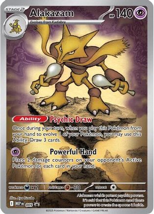 Alakazam - 009 9 - ME Mega Evolution Promo Holofoil