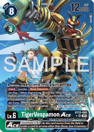 TigerVespamon ACE (Alternate Art) (BT23-045) - Hackers' Slumber Foil