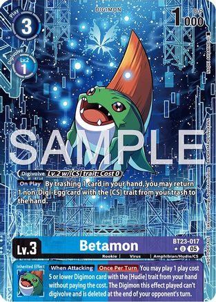Betamon (Alternate Art) (BT23-017) - Hackers' Slumber