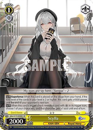 Scylla (SR) (AZL/S119-E008S SR) - Azur Lane Vol. 2