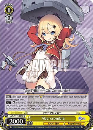 Abercrombie (AZL/S119-E017 U) - Azur Lane Vol. 2