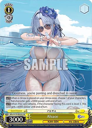 Alsace (SR) (AZL/S119-E023S SR) - Azur Lane Vol. 2