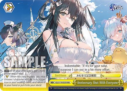 Anniversary Shot With Everyone (RRR) (AZL/S119-E033R RRR) - Azur Lane Vol. 2