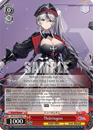 Thuringen (AZL/S119-E087 C) - Azur Lane Vol. 2