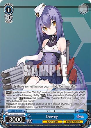 Dewey (AZL/S119-E122 C) - Azur Lane Vol. 2
