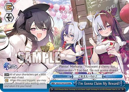 I'm Gonna Claim My Reward! (RRR) (AZL/S119-E127R RRR) - Azur Lane Vol. 2