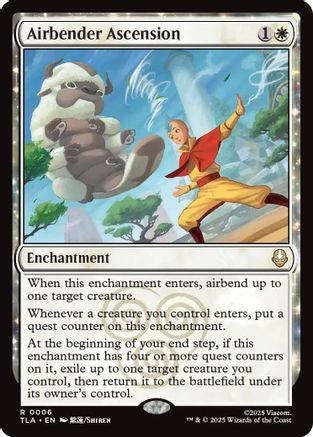 Airbender Ascension (TLA-006) - Avatar: The Last Airbender Foil