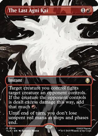 The Last Agni Kai (Borderless) (TLA-314) - Avatar: The Last Airbender Foil