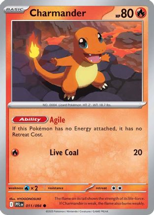 Charmander 11 - ME02 Phantasmal Flames
