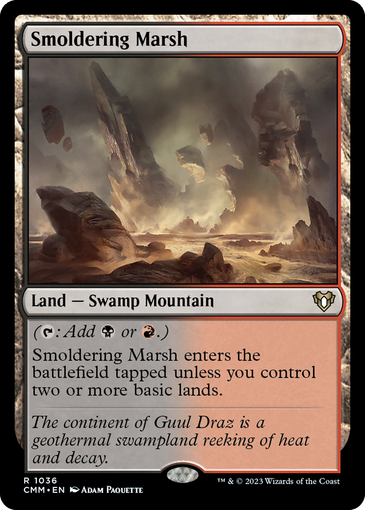 Smoldering Marsh (CMM-1036) - Commander Masters