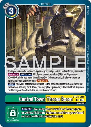 Central Town: Throne Room (BT24-094)