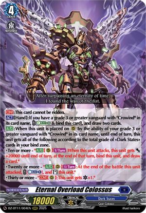 Eternal Overload Colossus (DZ-BT11: SYMPHONY OF MIGHT & BLOOM)