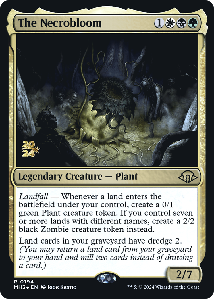 The Necrobloom (PMH3-194S) - Modern Horizons 3 Promos Foil
