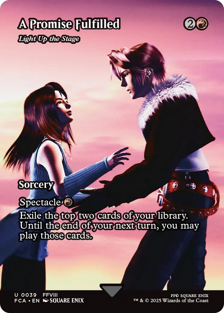 Light Up the Stage (FCA-039) - FINAL FANTASY: Through the Ages / A Promise Fulfilled (Borderless)