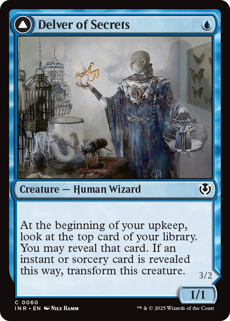 Delver of Secrets // Insectile Aberration (-060) - Innistrad Remastered Foil
