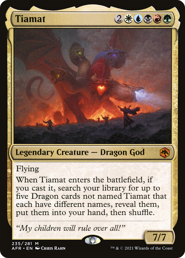 Tiamat (AFR-235) - Adventures in the Forgotten Realms