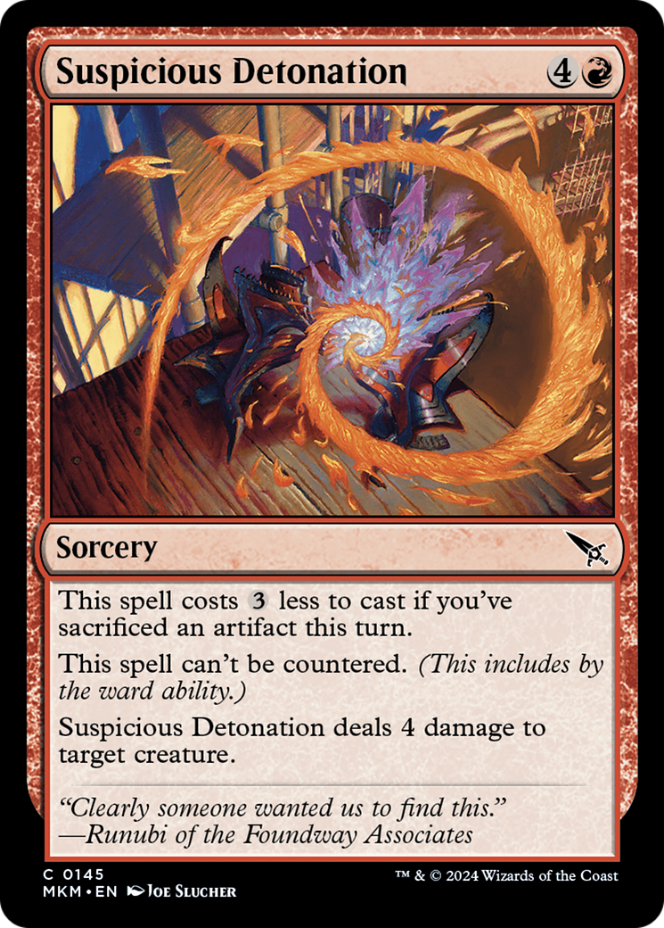 Suspicious Detonation Foil