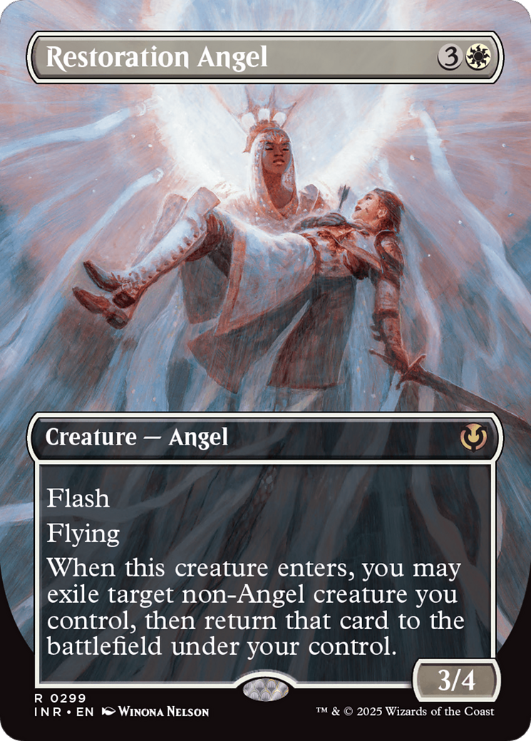 Restoration Angel (Borderless) (INR-299) - Innistrad Remastered (Borderless) Foil