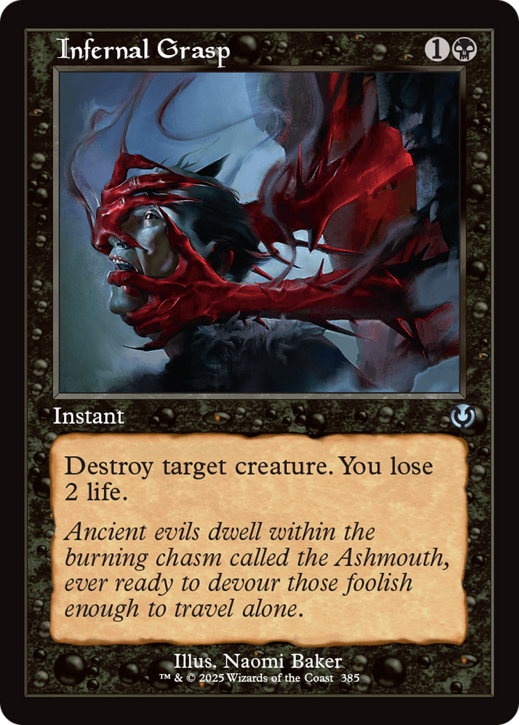 Infernal Grasp (Retro Frame) (-385) - Innistrad Remastered