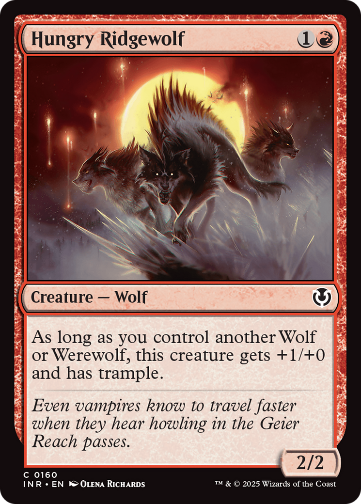 Hungry Ridgewolf (-160) - Innistrad Remastered Foil