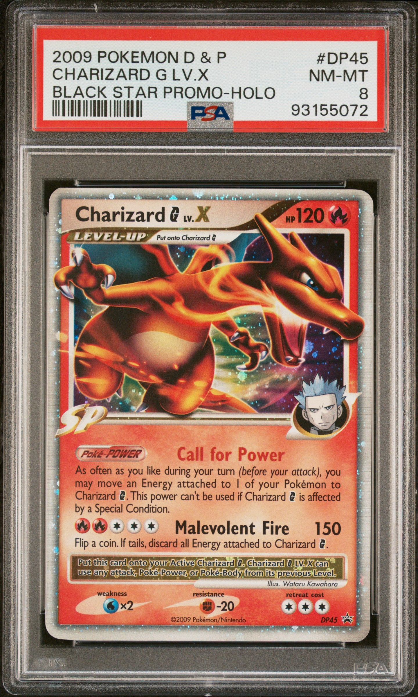 Charizard G LV. X DP45 PSA 8
