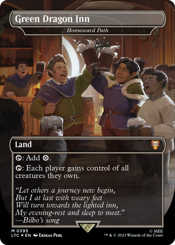 Homeward Path (LTC-395) - Tales of Middle-earth Commander / Green Dragon Inn (Borderless) Foil