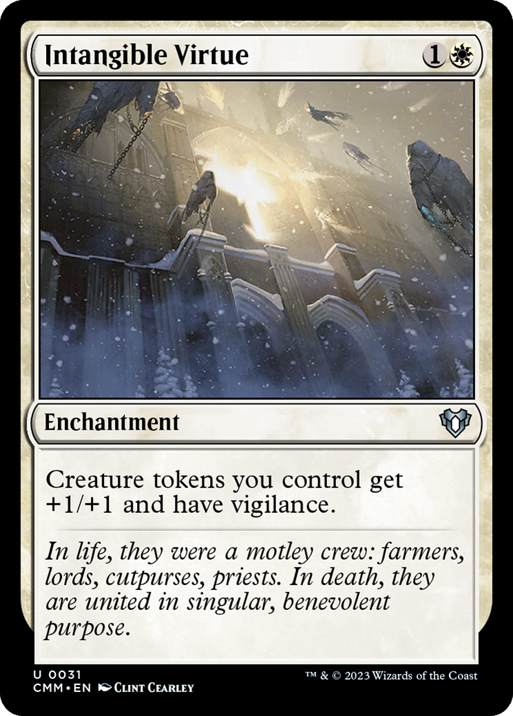 Intangible Virtue (CMM-031) - Commander Masters Foil