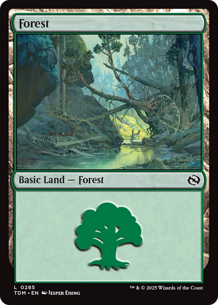 Forest (0285) (TDM-285) - Tarkir: Dragonstorm