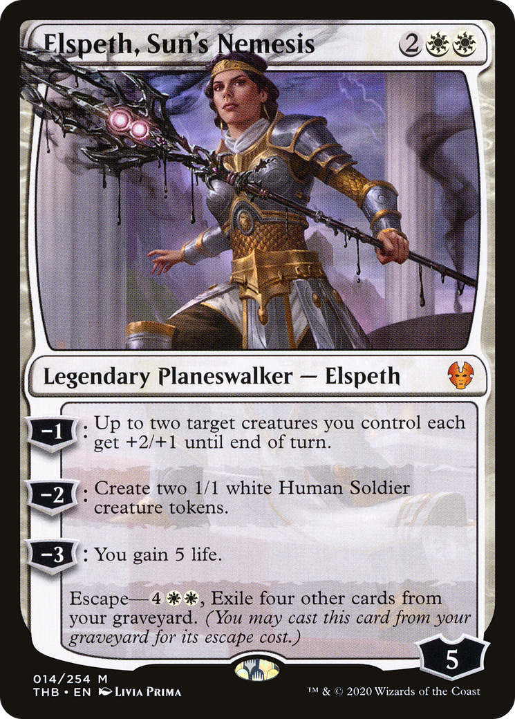 Elspeth, Sun's Nemesis (THB-014) - Theros Beyond Death Foil