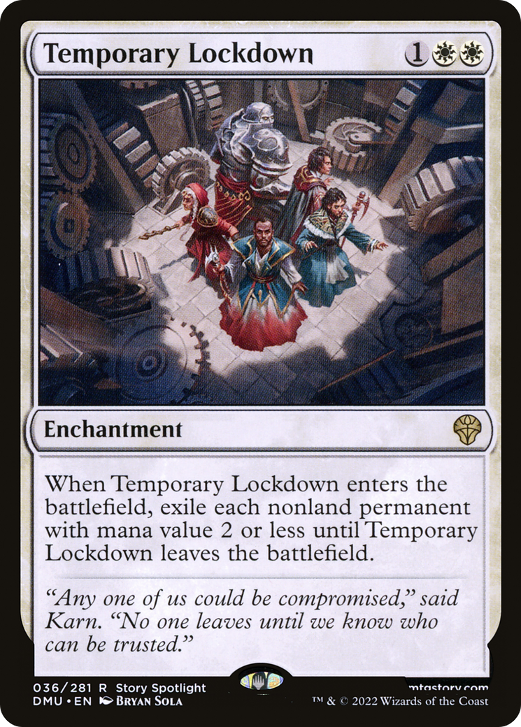 Temporary Lockdown (DMU-036) - Dominaria United
