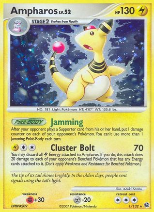 Ampharos 1/132 - Secret Wonders