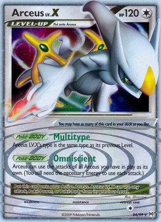Arceus Lv.X (94) 94/99 - Arceus Holofoil