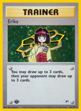 Erika (16) 16/132 - Gym Heroes Unlimited Holofoil
